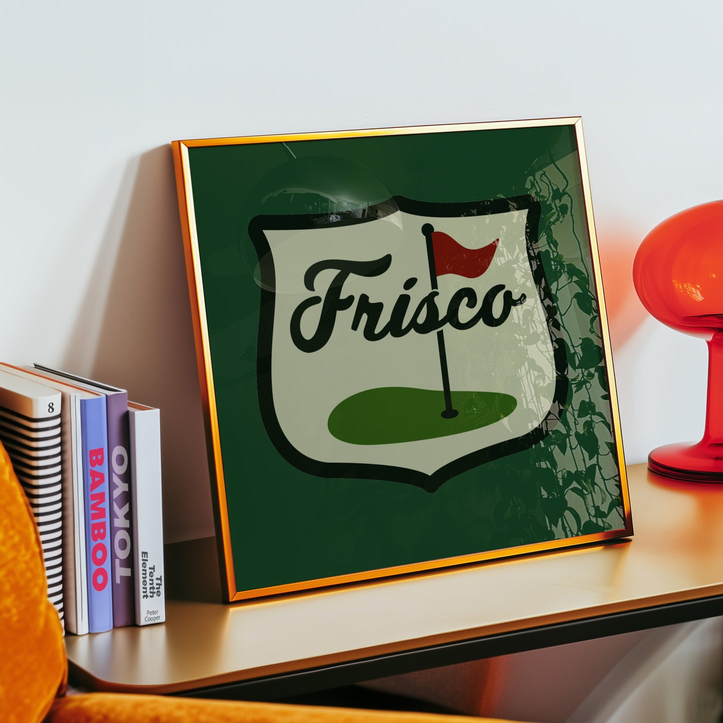 Framed Frisco Golf Badge - JK - Tejas Country Club