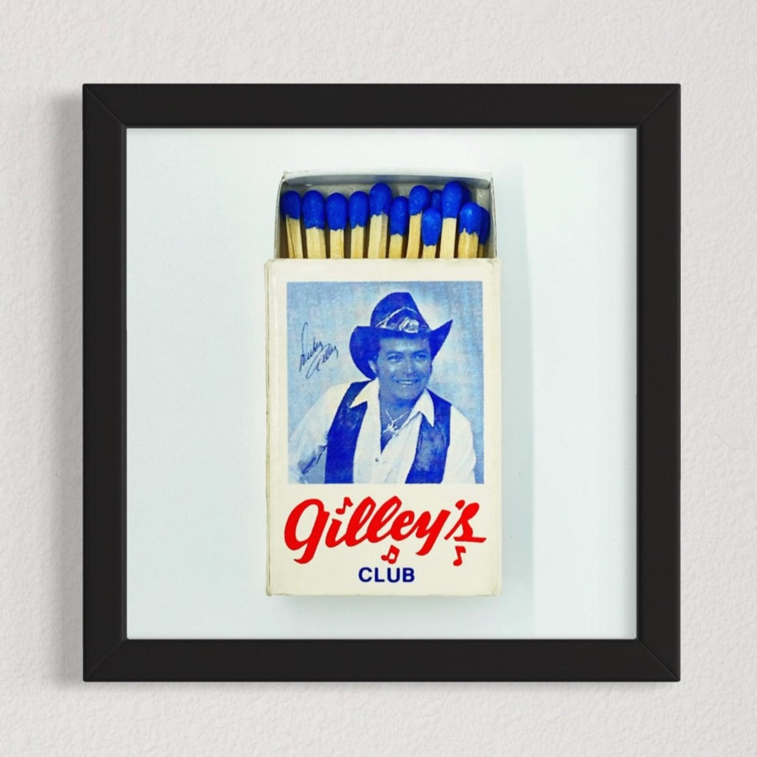 Gilley's Houston Texas Matchbook Photography Print - Tejas Country Club