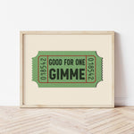 Good For One Gimee Golf Home Decor Art Print - Tejas Country Club