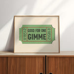 Good For One Gimee Golf Home Decor Art Print - Tejas Country Club