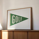 Golf Poster Wall Decor Art Print Golf Flag Poster - Tejas Country Club