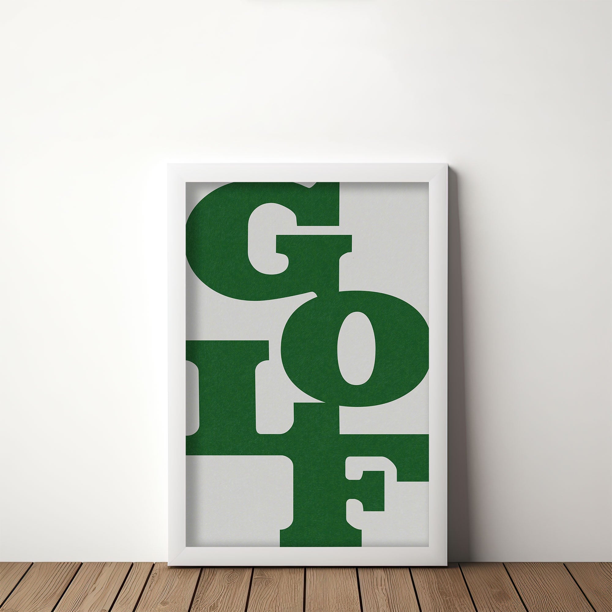 Golf Poster Typography Art Print For Golfers Light Gray - Tejas Country Club
