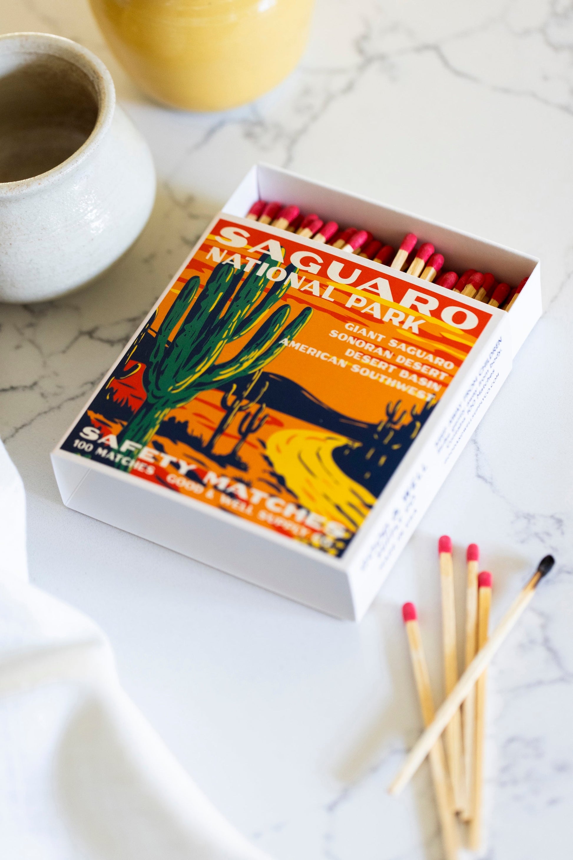 Saguaro Vintage National Park Cabin Matches - Tejas Country Club
