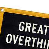 Great Minds Overthink Alike Camp Flag • Holy Smokes x Oxford Pennant - Tejas Country Club