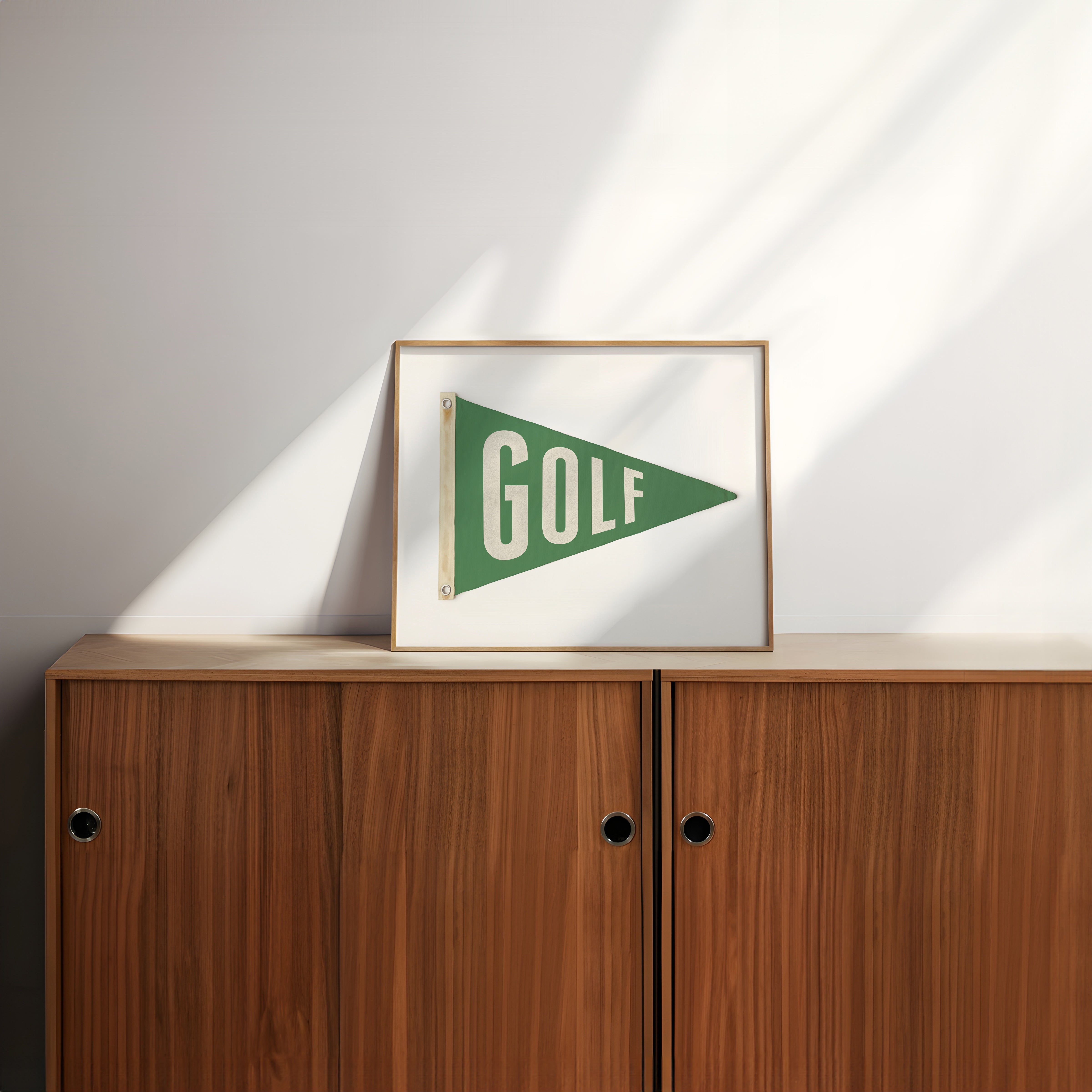 Golf Poster Wall Decor Art Print Golf Flag Poster - Tejas Country Club
