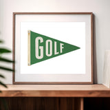 Golf Poster Wall Decor Art Print Golf Flag Poster - Tejas Country Club