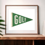 Golf Poster Wall Decor Art Print Golf Flag Poster - Tejas Country Club