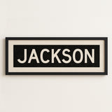 Framed Jackson Mississippi Bus Scroll - Tejas Country Club