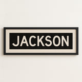 Framed Jackson Mississippi Bus Scroll - Tejas Country Club