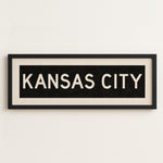 Framed Kansas City Bus Scroll - Tejas Country Club