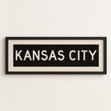 Framed Kansas City Bus Scroll - Tejas Country Club