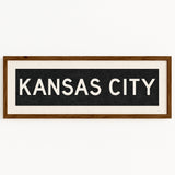 Framed Kansas City Bus Scroll - Tejas Country Club