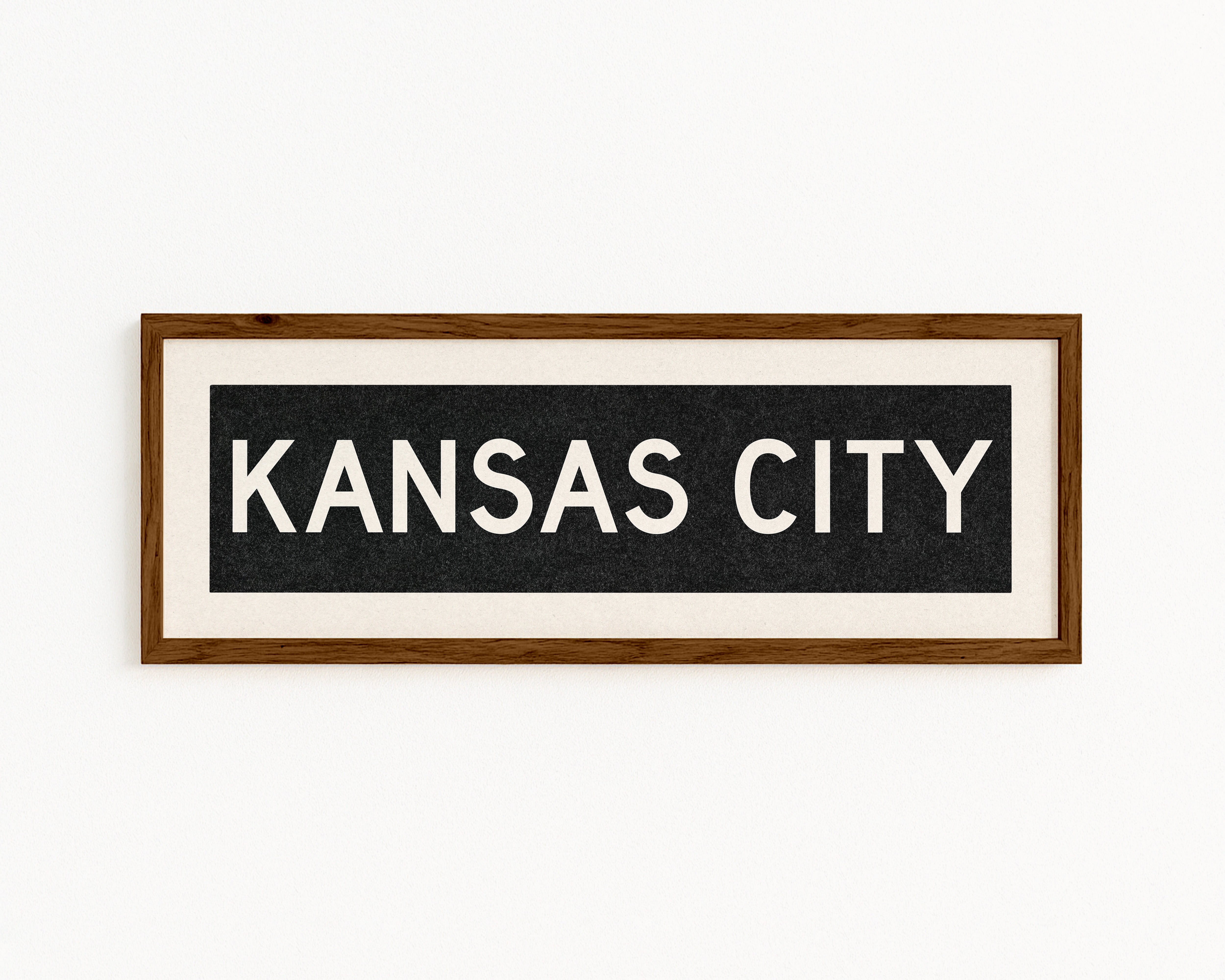 Framed Kansas City Bus Scroll - Tejas Country Club