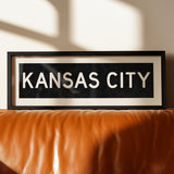 Framed Kansas City Bus Scroll - Tejas Country Club