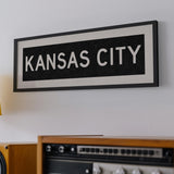 Framed Kansas City Bus Scroll - Tejas Country Club