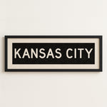 Framed Kansas City Bus Scroll - Tejas Country Club