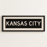 Framed Kansas City Bus Scroll - Tejas Country Club