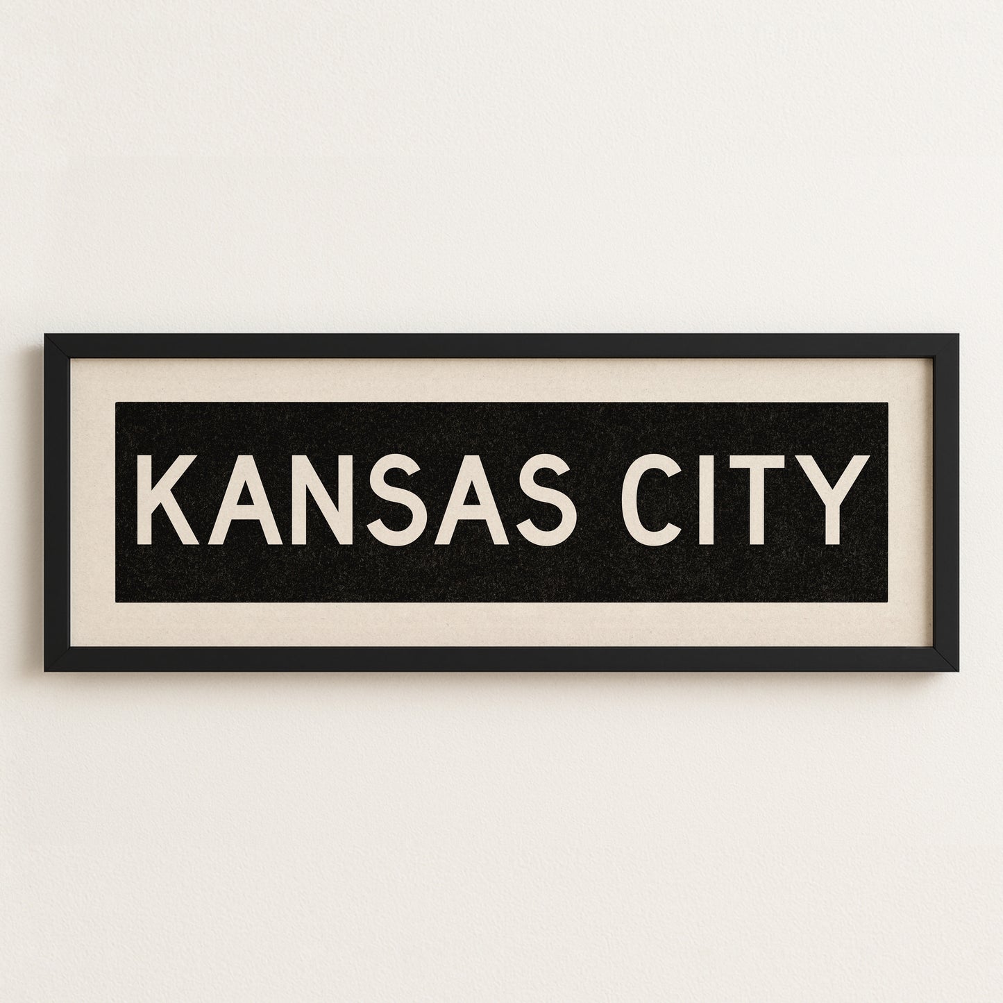 Framed Kansas City Bus Scroll - Tejas Country Club