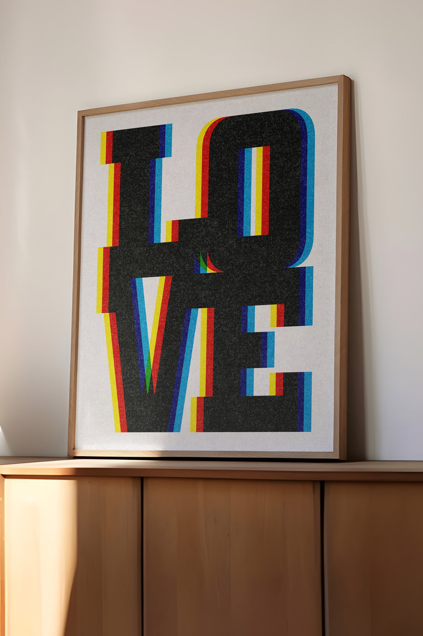 LOVE Typography Art Poster Print