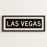 Framed Las Vegas Nevada Bus Scroll - Tejas Country Club