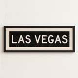 Framed Las Vegas Nevada Bus Scroll - Tejas Country Club