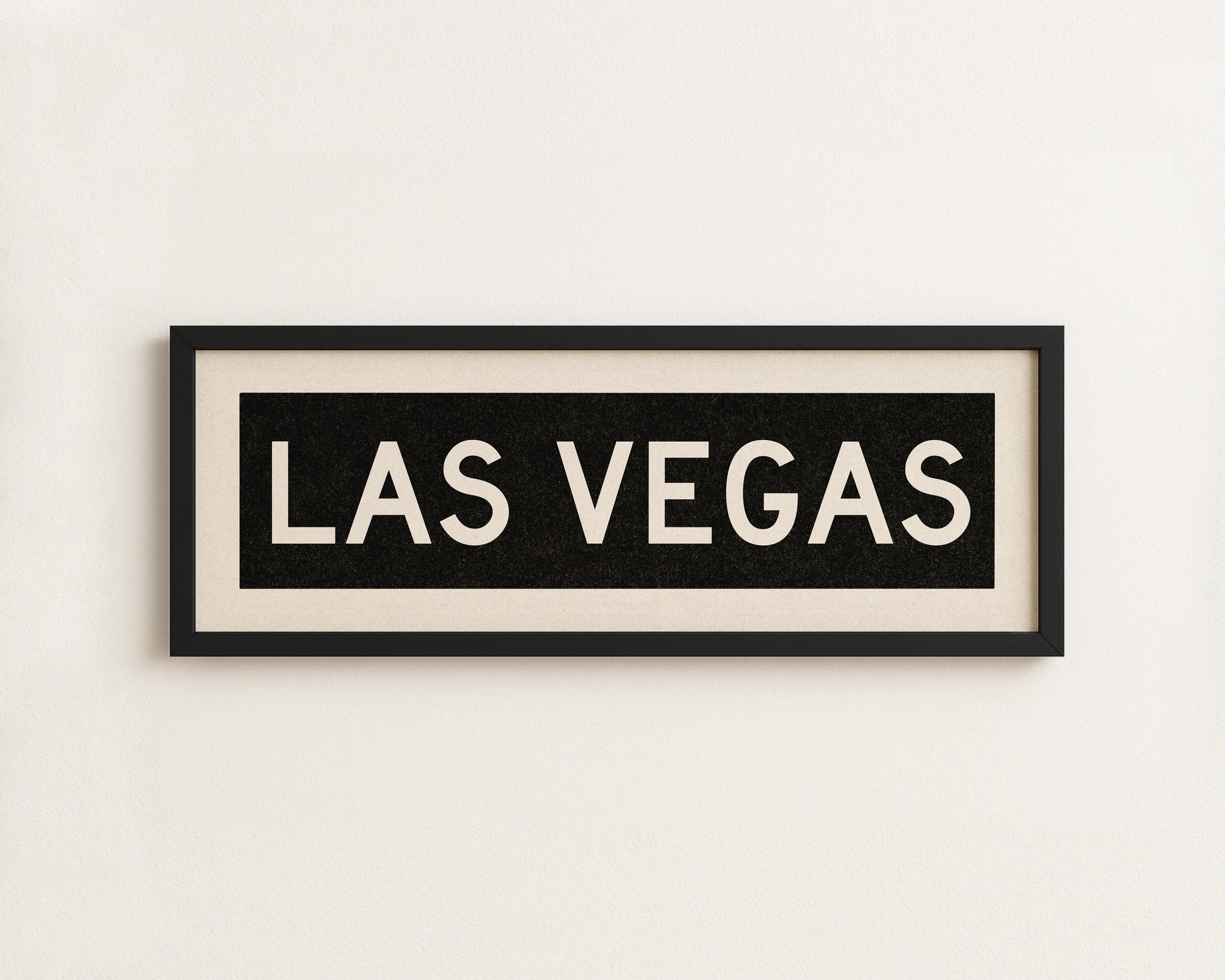 Framed Las Vegas Nevada Bus Scroll - Tejas Country Club