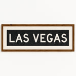 Framed Las Vegas Nevada Bus Scroll - Tejas Country Club
