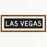 Framed Las Vegas Nevada Bus Scroll - Tejas Country Club