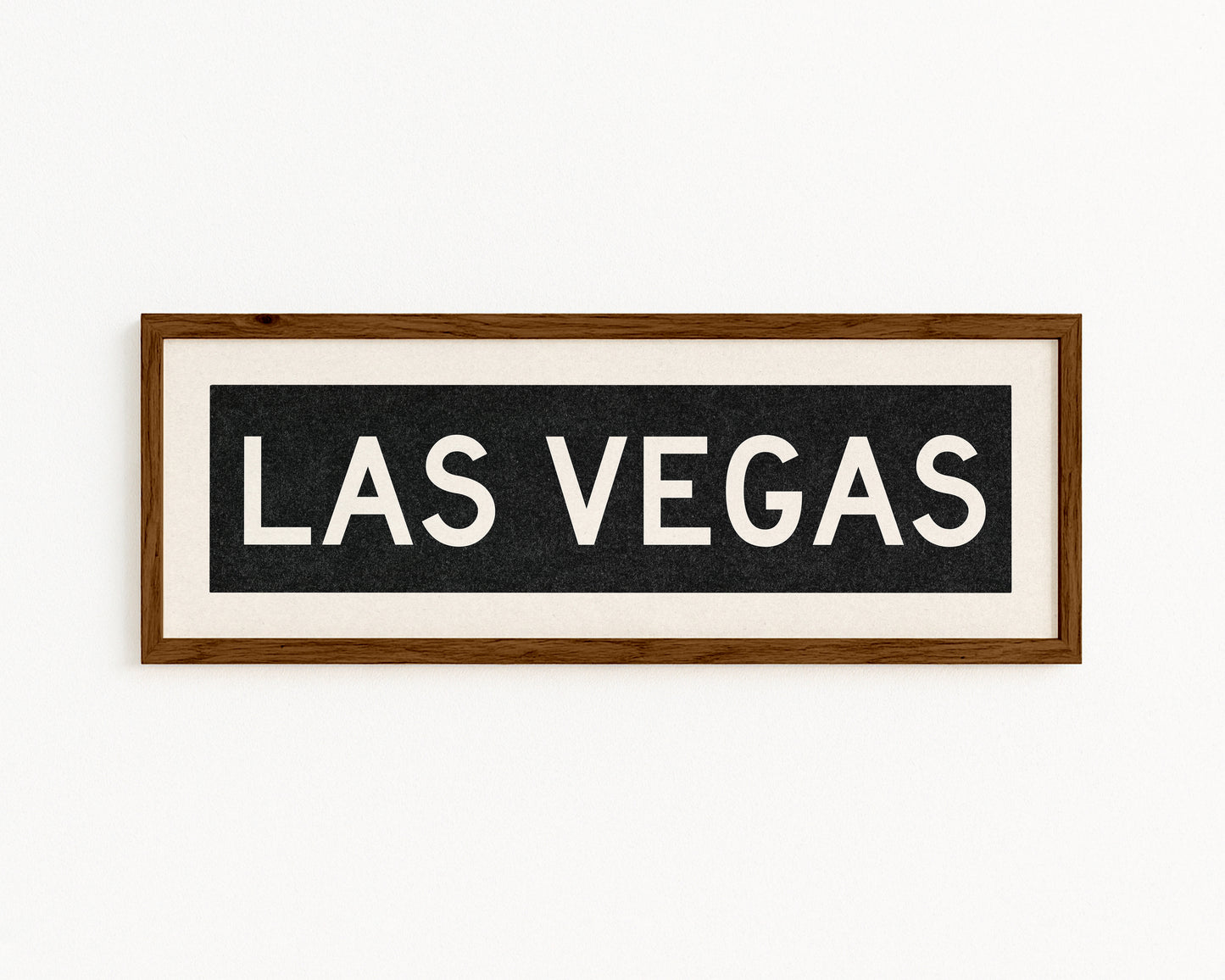 Framed Las Vegas Nevada Bus Scroll - Tejas Country Club