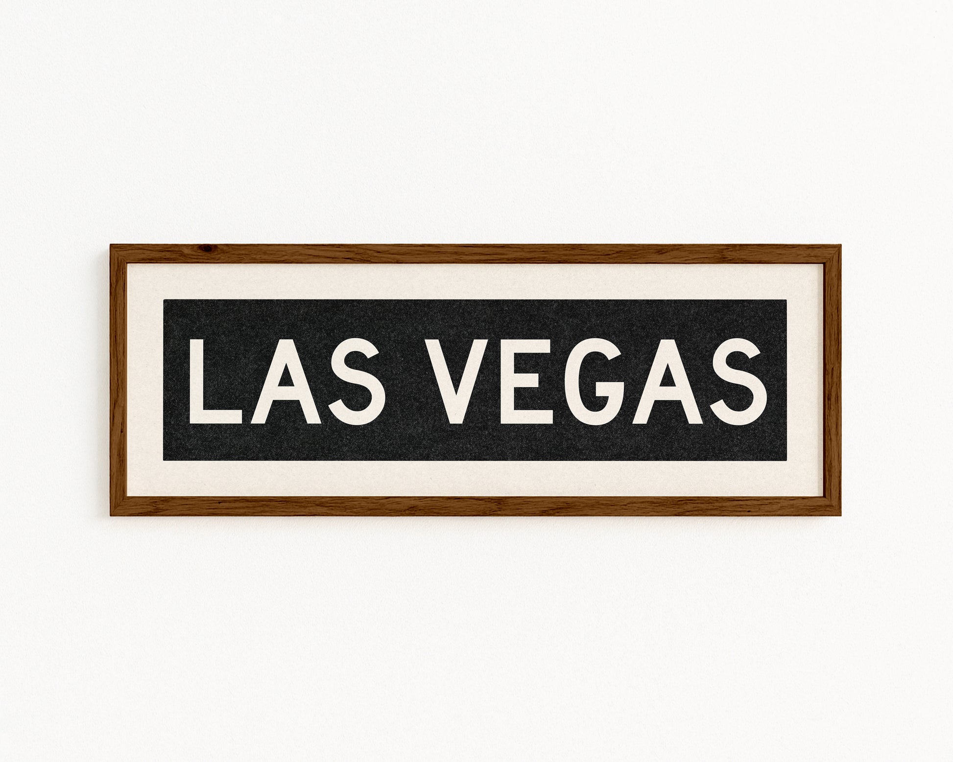 Framed Las Vegas Nevada Bus Scroll - Tejas Country Club