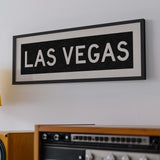 Framed Las Vegas Nevada Bus Scroll - Tejas Country Club