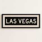 Framed Las Vegas Nevada Bus Scroll - Tejas Country Club