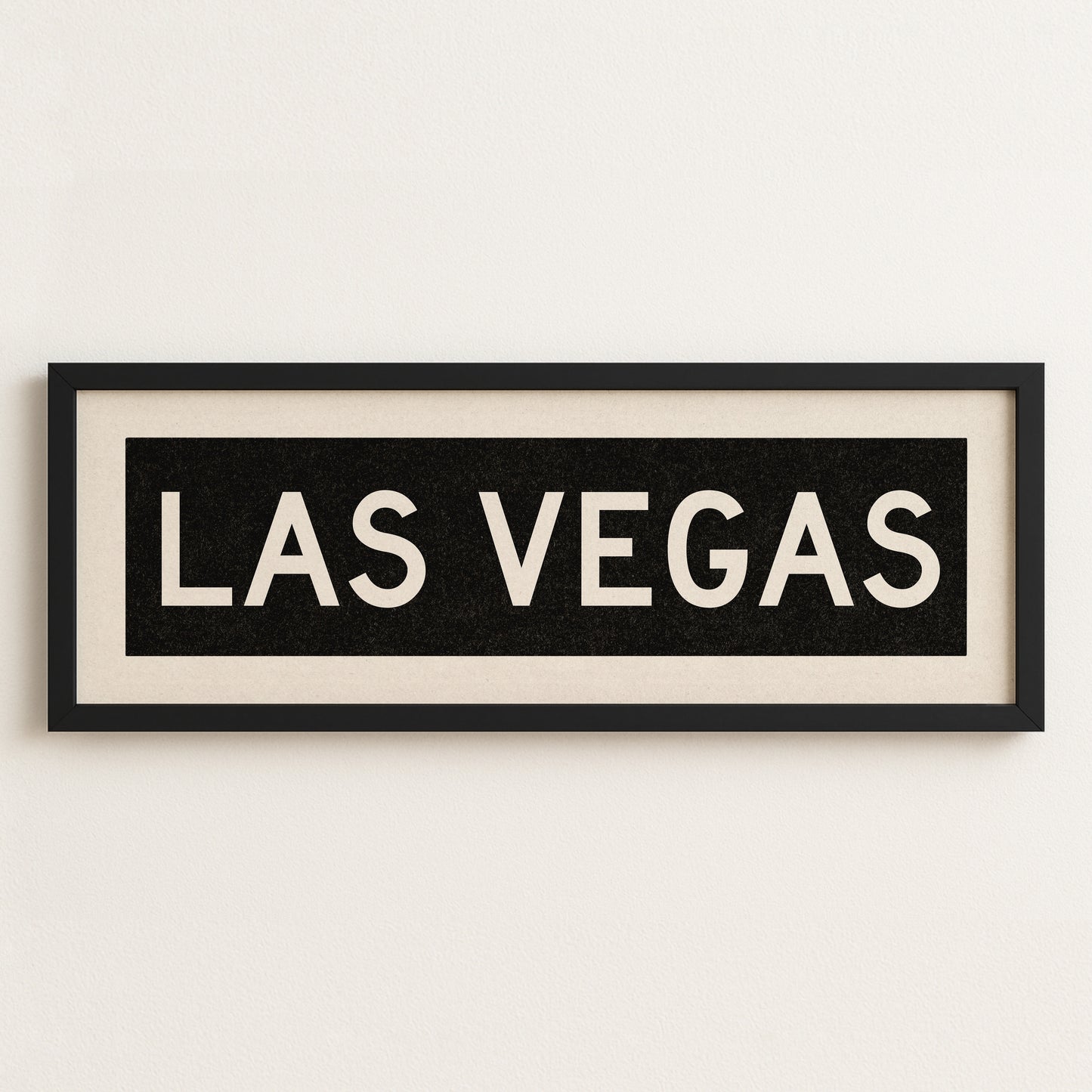 Framed Las Vegas Nevada Bus Scroll - Tejas Country Club