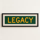 Framed Legacy Christian Bus Scroll Sign - Tejas Country Club
