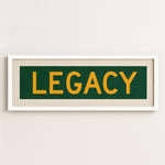 Framed Legacy Christian Bus Scroll Sign - Tejas Country Club