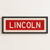 Framed Lincoln Bus Scroll - Tejas Country Club