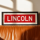 Framed Lincoln Bus Scroll - Tejas Country Club