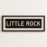 Framed Little Rock Arkansas Bus Scroll