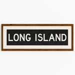 Framed Long island New York Bus Scroll - Tejas Country Club