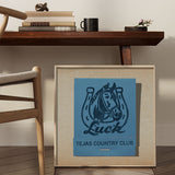 Tejas Country Club Luck Matchbook Art Print - Tejas Country Club