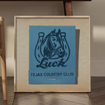 Tejas Country Club Luck Matchbook Art Print - Tejas Country Club