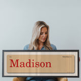Saturdays in Madison, Wisconsin Vintage Flash Card Framed Print - Tejas Country Club
