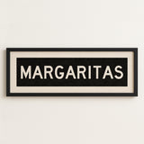 Framed Margaritas Bus Scroll Sign