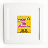 Matt's El Rancho Matchbook Print