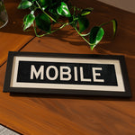 Framed Mobile Alabama Bus Scroll - Tejas Country Club