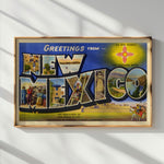 New Mexico Vintage Postcard Print - Tejas Country Club