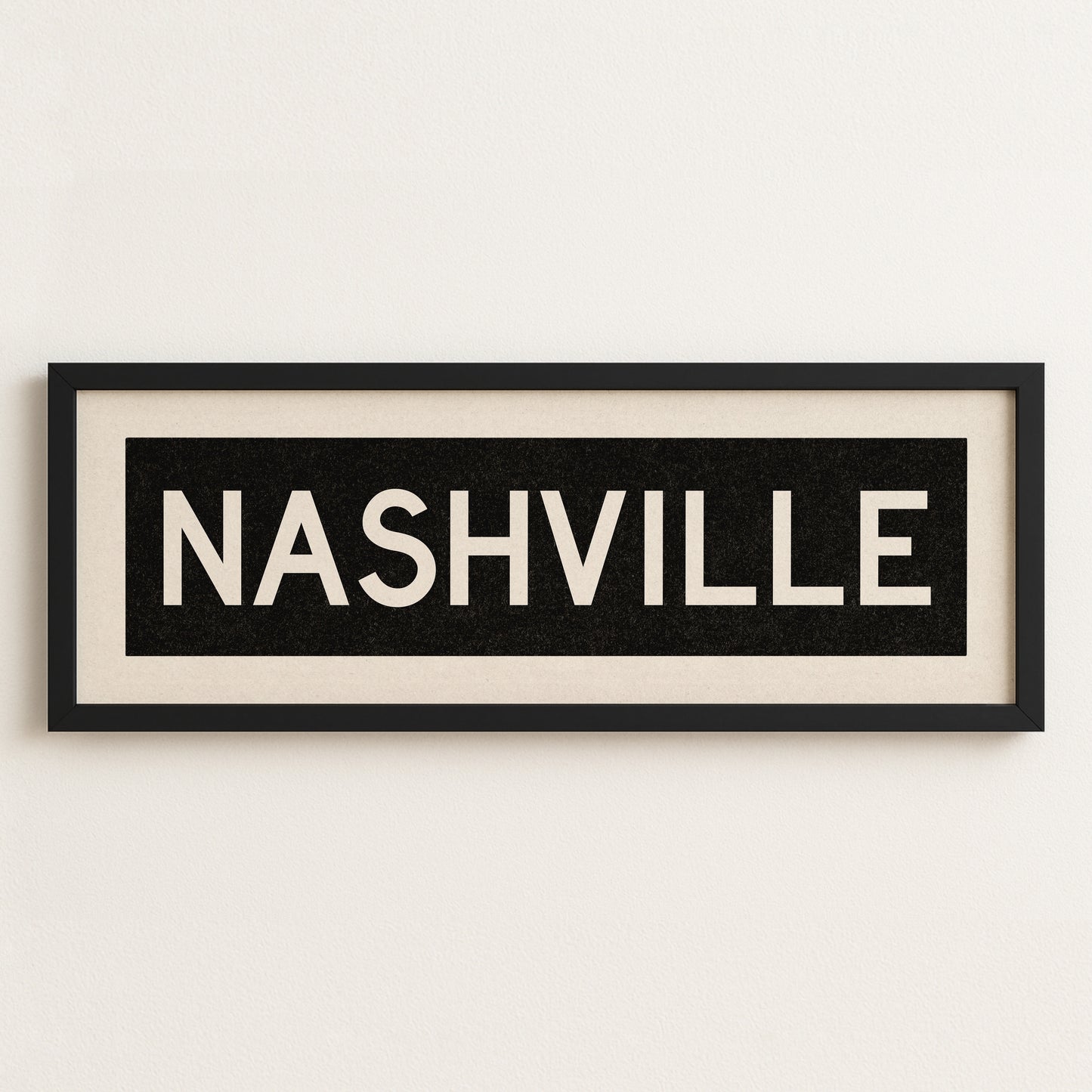 Framed Nashville Tennessee Bus Scroll - Tejas Country Club