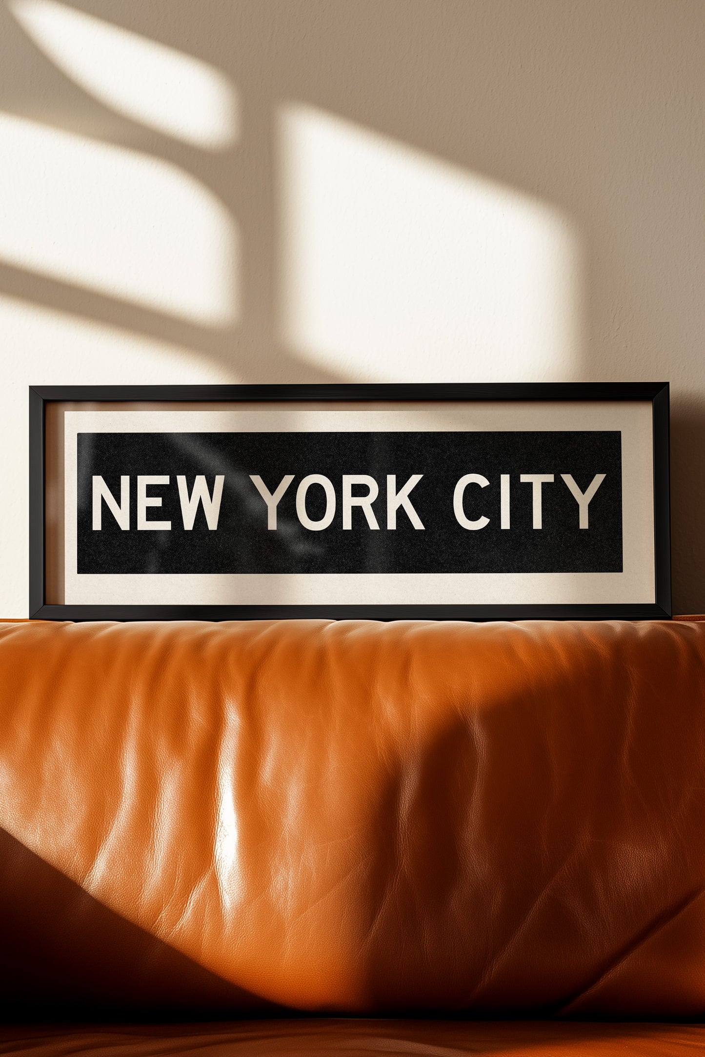 Framed New York City Bus Scroll - Tejas Country Club