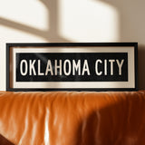 Framed Oklahoma City Oklahoma Bus Scroll - Tejas Country Club