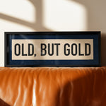 Framed Old, But Gold Pickleball Art Scroll Sign - Tejas Country Club